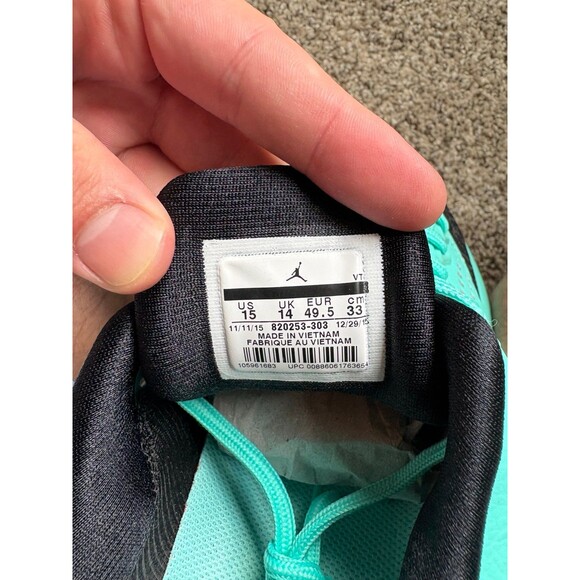 Nike Air Jordan Trainer ST Hyper Turquoise Size 15 Men's - Picture 8 of 9